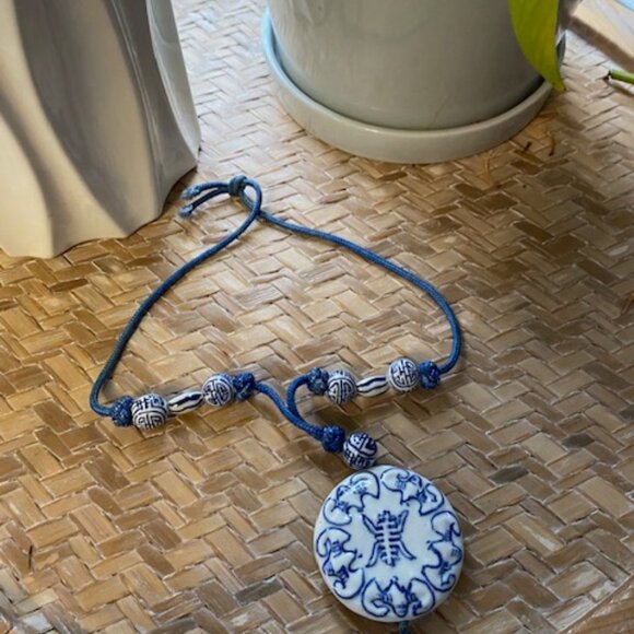 Vintage Chinese Hand Carved Cinnabar Inlay Horse Cloisonne Pendant - Picture 7 of 7